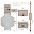 thumbnail image 4 of SPEKSEE Portable Diaper Changing Pad - Outdoor Travel Foldable Waterproof Diaper Bag with Shoulder Strap and Wet Wipes Pocket, 4 of 7