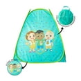 thumbnail image 4 of Cocomelon 3pc Tent Set with Pillow and Flashlight, Aqua, Unisex, Toddler, 4 of 6