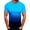 Blue-1, variant on Mens Short Sleeve Shirts Casual Gradient Color Loose Pullover Graphic Tee Shirts Summer Fashion Athletic Tops