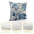 thumbnail image 4 of Creowell  Chinoiserie Bird Floral Pillow Covers Blue White Flowers Birds Throw Pillow Case Rustic Decoration Cushion Case for Outdoor Activity Sofa Home Couch Office Room Car, 4 of 5