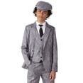 thumbnail image 4 of Suitmeister Boys' Suits BOYS 20's Gangster Grey - S Grey, 4 of 6