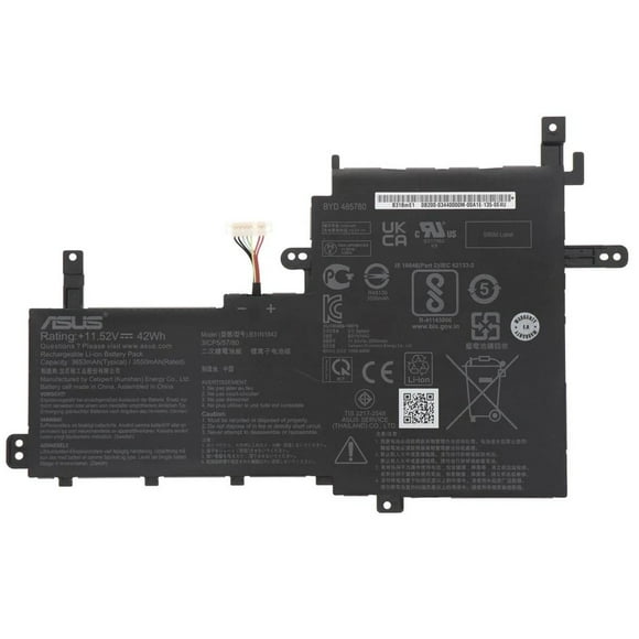 Nouvelle Batterie Authentique B31N1842 pour ASUS VivoBook S15 X513EA X513EP X513EQ X531F X531FA K531F S531F S531FA S531FL V531FA V531FL S5500F S5500FL V50E V5050EA Série 11.52V 42Wh