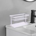 thumbnail image 6 of Sink Organizer Shelf for Kitchen Double Sink, Abs Plastic Sponge & Soap Dispenser Holder with Sloped Draining & Removable Divider, Space-saving Organizer for Kitchen and Bathroom Countertops, 6 of 6
