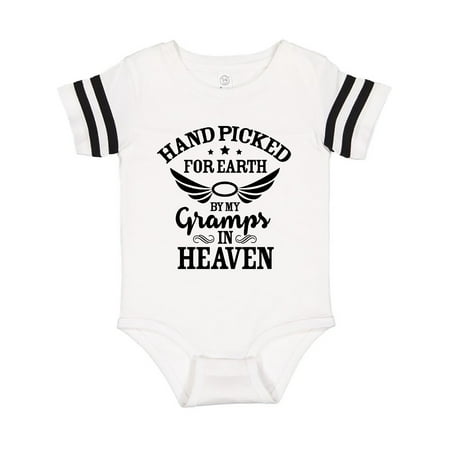 

Inktastic Handpicked for Earth by My Gramps in Heaven with Angel Wings Gift Baby Boy or Baby Girl Bodysuit