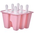 thumbnail image 1 of Moules à Popsicle 6 Pcs Moules à Glace en Silicone Réutilisables Démoulage Facile, 1 of 6