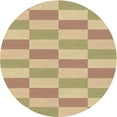 thumbnail image 1 of Ahgly Company Machine Washable Indoor Round Transitional Bronze Brown Area Rugs, 3' Round, 1 of 7