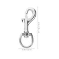 thumbnail image 2 of MRLESS 4pcs Heavy Duty Swivel Snap Hooks Rotating Eye Bolt Clips For Dog Leash Flagpole Key Chain And Boat Rope, 2 of 6