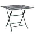 thumbnail image 2 of vidaXL 3 Piece Garden Dining Set Expanded Metal Mesh Anthracite, 2 of 5
