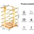 thumbnail image 2 of Utensil Holder, Kitchen Utensil Holder, Square Kitchen Utensil Stand, Black, 2 of 5