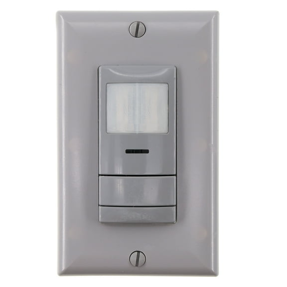 Sensor Switch NWSX-PDT-LV-GY nLight Dual-Tech Occupancy Sensor Wall Switch, 12/24Vdc, Gray