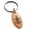 Rose, variant on Stainless Steel Pirate Skull Anchor & Cross Swords Engraved Small Oval Charm Keychain Keyring
