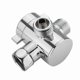 thumbnail image 3 of 1/2 inch 3-Way T-adapter Diverter Valve Adjustable Shower Head Arm Mounted Diverter Valve Bathroom H, 3 of 5