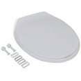 thumbnail image 5 of vidaXL Soft-close Toilet Seat White Oval, 5 of 8