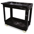 thumbnail image 2 of Rubbermaid Commercial Prod. Service/utility Cart, Two-shelf, 34.13w X 17.38d X 32.38h, Black, 2 of 2