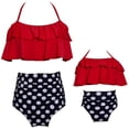 thumbnail image 1 of Girls Swimsuit Two Pieces Bikini Set Ruffle Falbala Swimwear Bathing Suits, 1 of 7