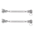 thumbnail image 2 of Grigging Jaw Turnbuckle, 2pcs M8 Thread Inox Rigging Turnbuckle Inox Jaw Turnbuckle Next-Gen Design, 2 of 8