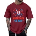 thumbnail image 2 of Tops para hombre, blusas y camisas de cuello redondo y manga corta para hombre, tops casuales de cuello redondo y manga corta con estampados especiales para hombre., 2 of 5