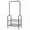 Black, variant on ELLEGNT Heavy-Duty Rolling Laundry Cart with Hanging Rod, Side Hooks & Storage Basket – Lockable Wheels, Black