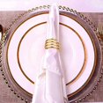 thumbnail image 5 of Gold Silver Napkin Rings, 6/12 Pieces Metal Napkin Buckles for Wedding Party, 5 of 5
