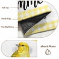 thumbnail image 6 of Summer Lemon 2'x6' Runner Rugs for Hallway Kitchen Bedside Non Slip, Farmhouse Fruits Birds Leaves Plants Yellow Plaid Entryway Rug Runners with Rubber Backing, Long Carpet Runner for Laundry Room, 6 of 8
