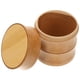 thumbnail image 1 of Contenedor de hisopos de madera para palillos de dientes, porta hisopos portátil, tarro de almacenamiento para el hogar, 1 of 7