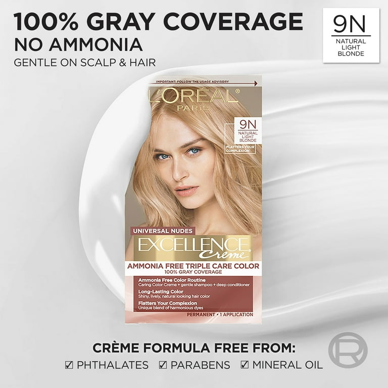 L'Oreal Paris Excellence Universal Nudes Permanent Hair Color 9N