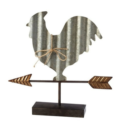 cbk heartland decorative galvanized rooster on arrow stand walmart com