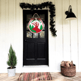 thumbnail image 2 of Christmas Deer Door Sign Home Decor Round Wood Wreaths Wall Hanging Sign Farmhouse Porch Sign Front Door Decoration for Housewarming Gift All Seasons Holiday,12In, 2 of 6
