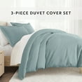thumbnail image 5 of Noble Linens 3-Piece Ocean Duvet Cover Set, King/ Cal King, 5 of 9