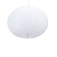thumbnail image 4 of White Round Paper Lantern Light Decorative Soft Light Easy to Assemble Hanging Paper Lantern with Lantern for Bedroom Living Room EU Plug 220V, 4 of 5