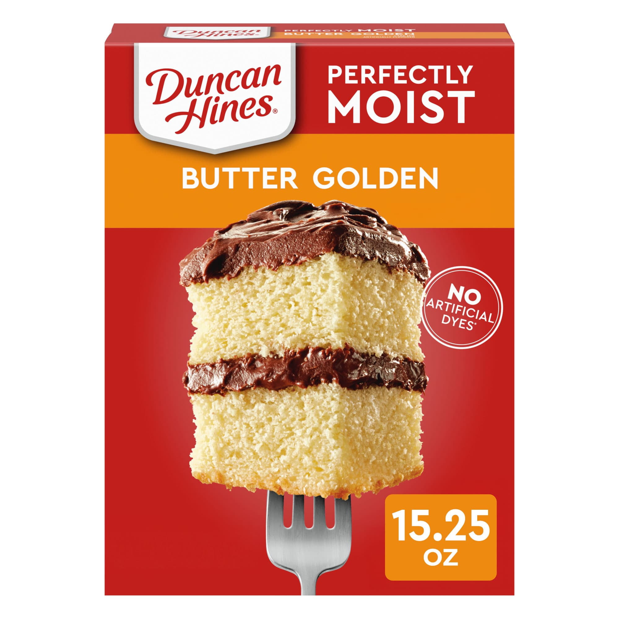 Duncan Hines Butter Golden Flavored Cake Mix, 15.25 oz.