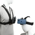 thumbnail image 1 of Kit de Fixation de Sangle de Poitrine pour Téléphone Mobile, Support de Sangle pour POV/VLOG, Clip pour Cellulaire Compatible avec iPhone, Samsung, GoPro Hero 9, 8,7, 6, 5, 4, 3,2, 1, Aka, DJI Osmo et Caméras d'Action..., 1 of 8