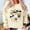 Beige, variant on Elvqul Sweatshirts for Women Pattern Plus Size Pullover Crewneck no Hood Khaki Ladies Sweatshirts Long Sleeve