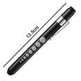 thumbnail image 5 of Aluminum Alloy Penlight Set - 2 Pcs LED Pen Flashlights for Daily Use and Medical Applications - blue+black, 5 of 8