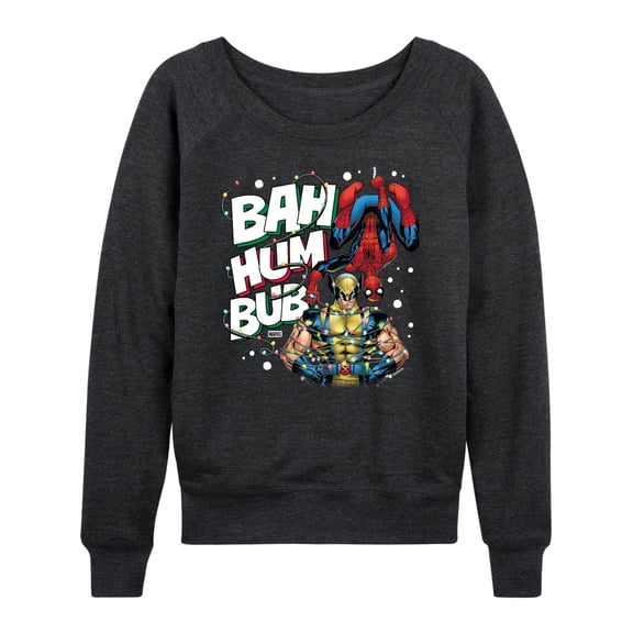 Marvel - Bah Hum Bub - Women's French Terry Long Sleeve Pullover