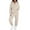 Beige #2, variant on Fuzzy Track Suits for Women Set Fall Winter Hoodie and Jogger Sweatpants 2 Piece Matching Sweatsuit Lounge Set