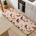 thumbnail image 5 of Black Cute Dachshund Dog and Wine Kitchen Rug Mat,Kitchen Runner Rugs Non Skid Washable,Decorative Kitchen Floor Mats for Kitchen,Sink,Laundry,17"x47.2", 5 of 7