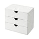 thumbnail image 1 of Naiovety Manténgase organizado con estilo con la caja de almacenamiento de cajones de escritorio en capas y apilada capa por capa para ahorrar Almacenamiento y organización del hogar, 1 of 6