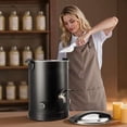 thumbnail image 1 of Wax Melter For Candle Making, 5.3 Qts, Fast And Even Heating, With Easy Pour Spout And Temperature Control, Hourglass Base For Non-Stick Smooth Flow, Wax Melting Pot For Making Candles Soaps, 1 of 10