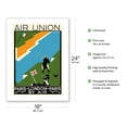 thumbnail image 2 of Paris to London By Air - Air Union - Vintage Airline Travel Poster by Charles Paine c.1923 - Bamboo Fine Art 290gsm Paper Print (Unframed) 18x24in, 2 of 4