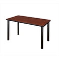 thumbnail image 1 of 42 X 24 In. Kee Training Table - Cherry & Black Post Legs, 1 of 1