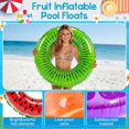 Fruit Mini Inflatable Pool 8 Pcs Mixed Fruit Pool Floats Swimming Rings Beach Balls | Inflatable ...