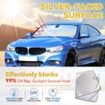 thumbnail image 4 of parasol para coche con bolsa de almacenamiento, parasol para parabrisas de coche, para protección solar y contra rayos UV | accesorios interiores del coche, 4 of 7