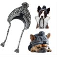 thumbnail image 1 of Gorro esponjoso para perros, gorro de invierno de punto gris para perros, gorros de invierno de punto cálidos y esponjosos para perros (M) Sincero Electrónica, 1 of 5