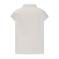 thumbnail image 5 of Easter blouses for women dressy casual Cotton Linen High Neck Cap Sleeve Shirt Summer Fashion Casual Blouses womens tops, 5 of 5