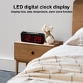 thumbnail image 4 of Reloj despertador LED Dinheiro reloj de escritorio digital reloj luminoso para el hogar, 4 of 5