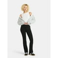 thumbnail image 2 of No Boundaries Flare Pants with Foldover Waistband, 32'' Inseam, Women's XS-XXL, 2 of 5