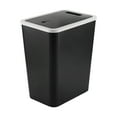 thumbnail image 2 of QuLuJing Bathroom Trash Can with Lid Garbage Can with Press Lid Plastic Wastebasket with Popup Lid for Toilet office Bedroom Living Room, Must Haves for Home, 2 of 6