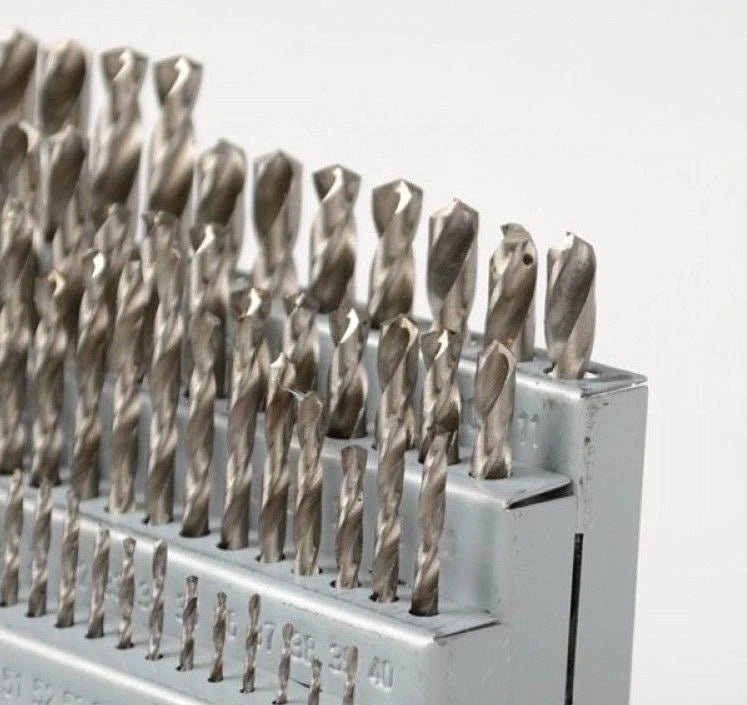 1 Thru 60 Number Wire Gauge Numbered Drill Bit Set