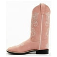 thumbnail image 3 of Shyanne Girls' Little Lasy Floral Embroidered Leather Western Boot Broad Square - BBSC1980 5 D, 3 of 7
